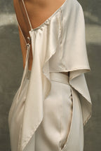 Asymmetrical Silk Tank