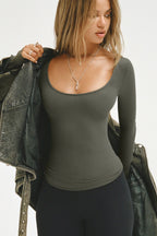 Classic Scoop Long Sleeve