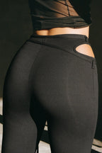 Cutout Mini Flare Legging
