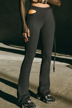 Cutout Mini Flare Legging