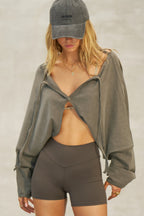Deconstructed Crop Cardigan