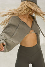 Deconstructed Crop Cardigan