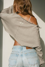 Deconstructed Crop Cardigan