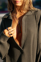 Deep V Pullover