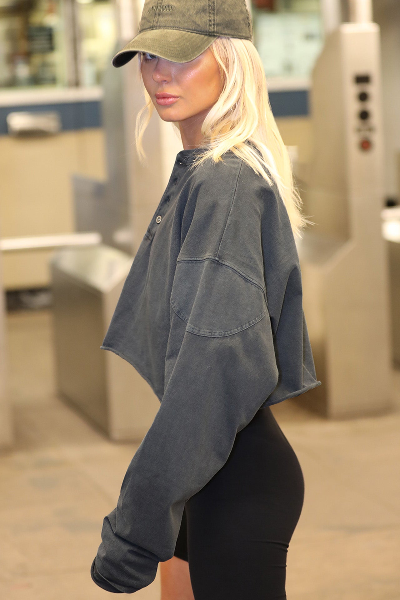 Vintage Henley Long Sleeve