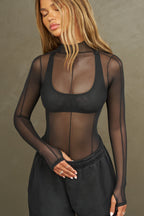 Exposed Seams Long Sleeve