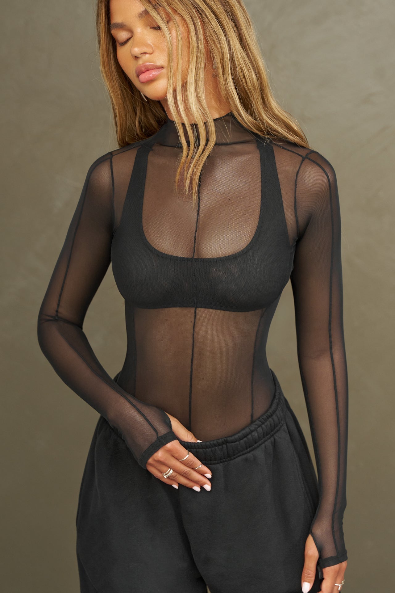 Exposed Seams Long Sleeve