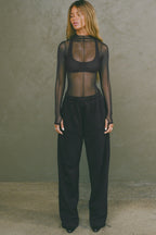 Exposed Seams Long Sleeve