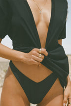 Plunge V Neck Tee