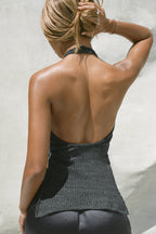 Split Front Halter Tank
