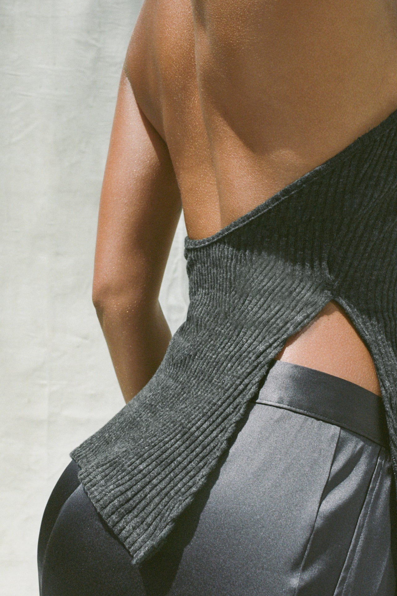 Split Front Halter Tank