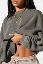 Oversized Crew Pullover