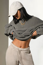 Oversized Crew Pullover