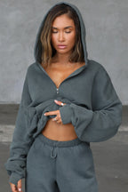 Oversized Zip Hoodie