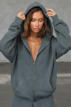 Oversized Zip Hoodie