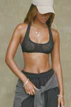 Scoop Neck Racerback Bra
