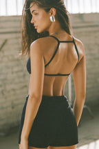 Strappy Open Back Bra