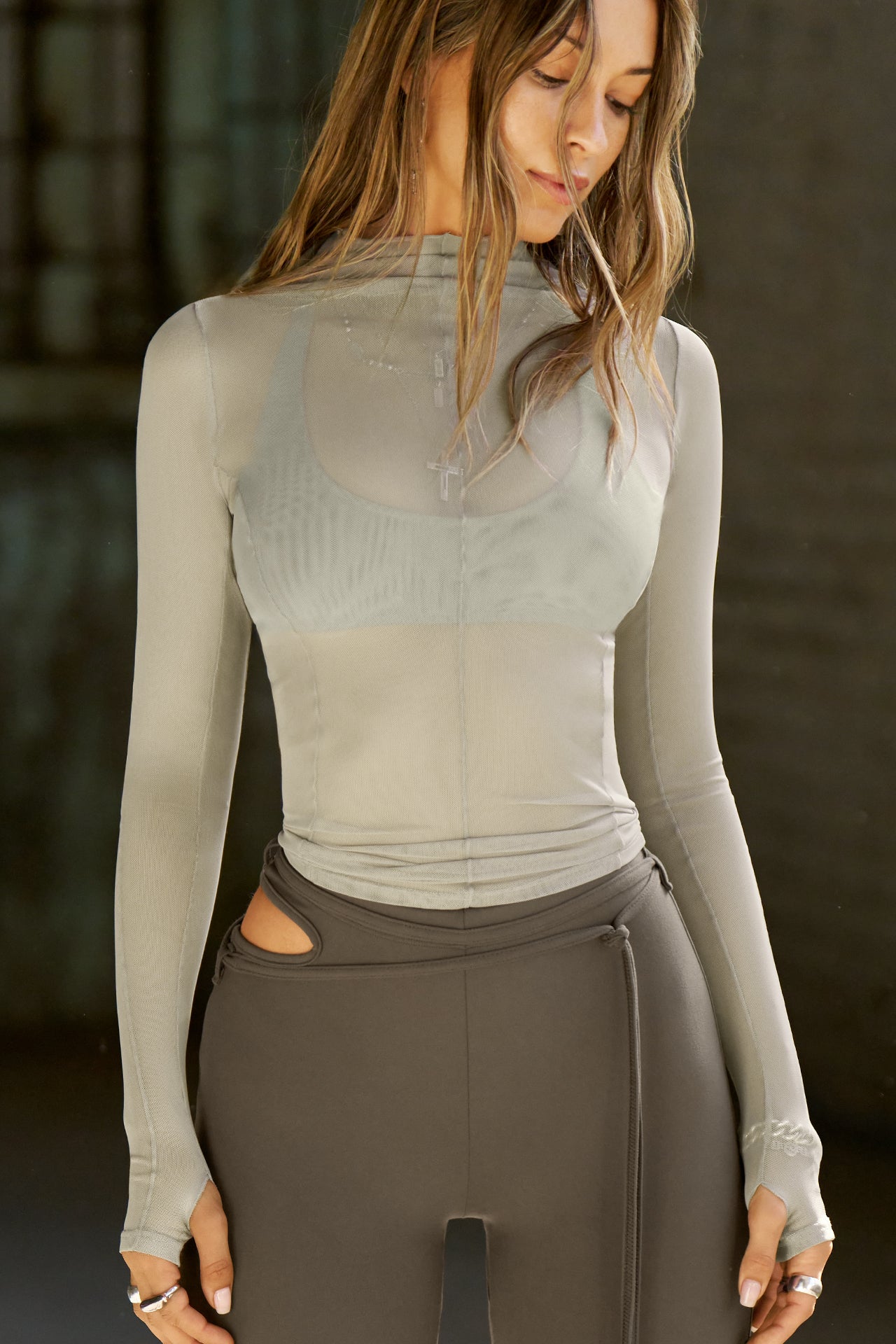 Exposed Seams Long Sleeve