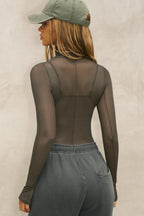 Exposed Seams Long Sleeve