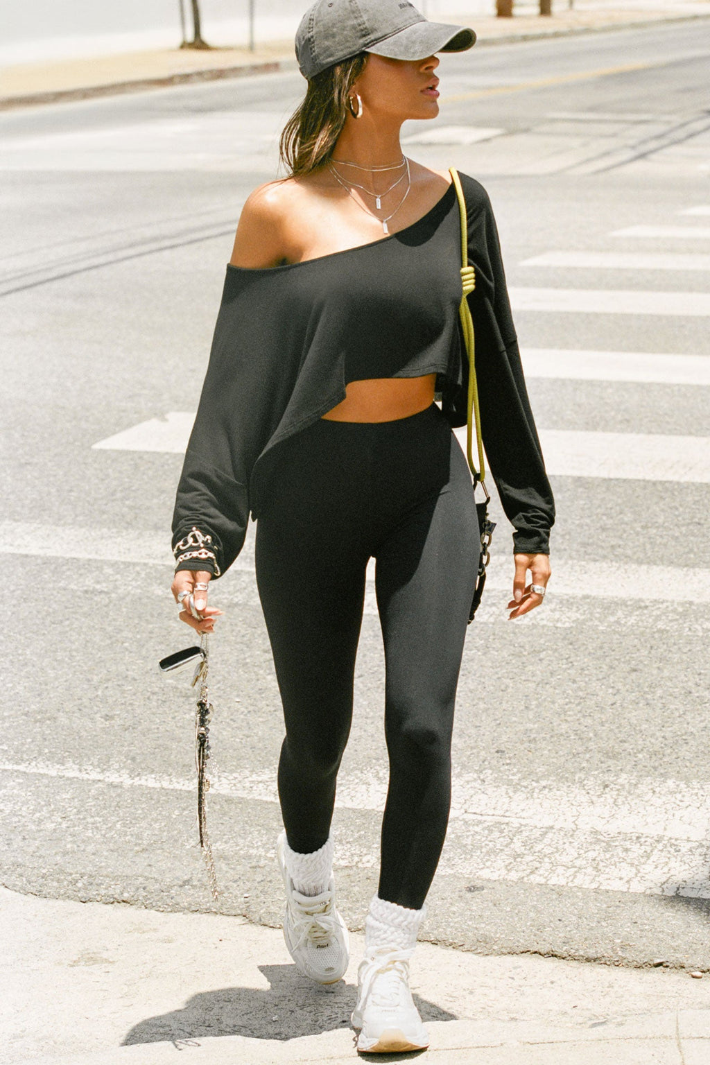 Relaxed Crop Long Sleeve