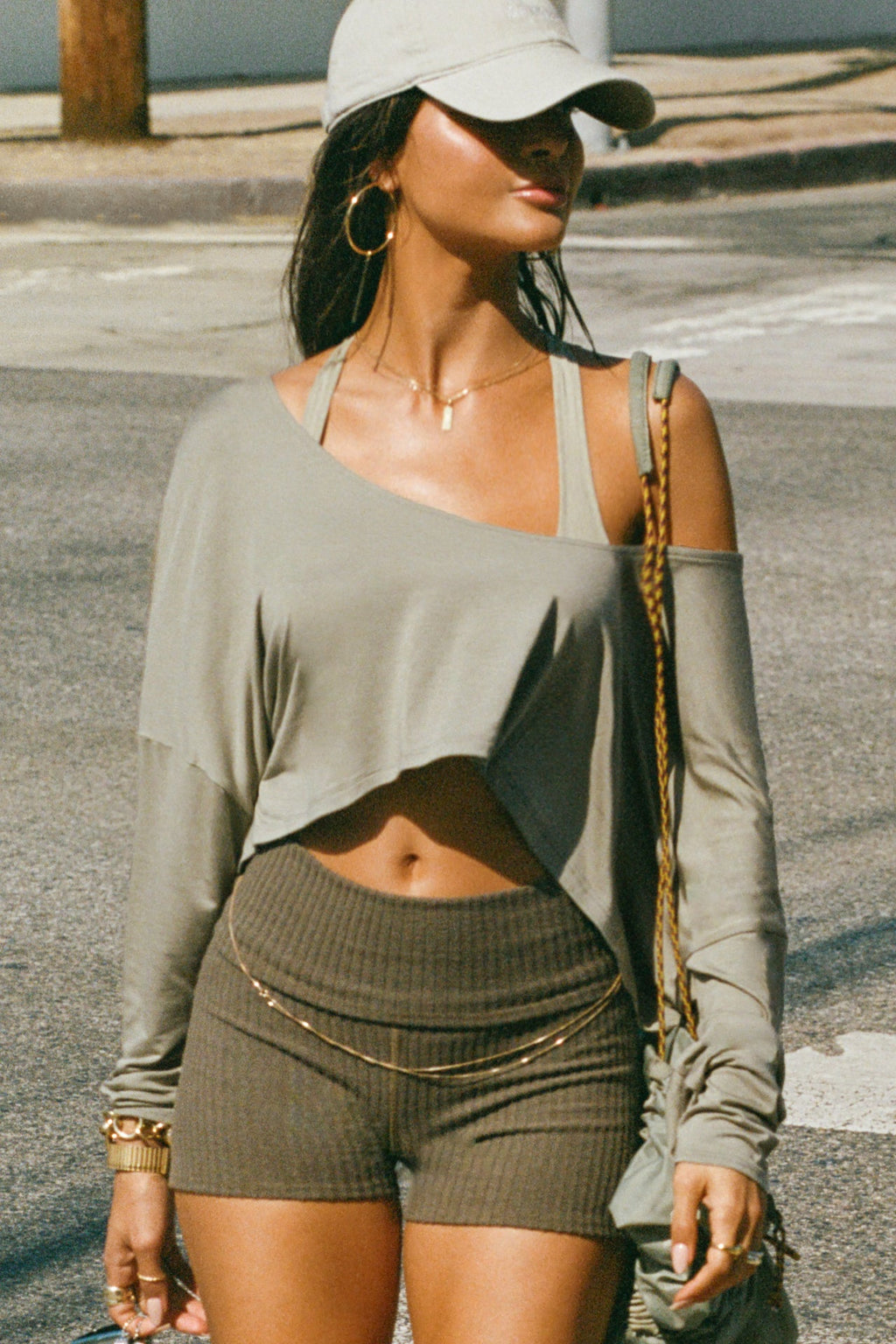 Relaxed Crop Long Sleeve
