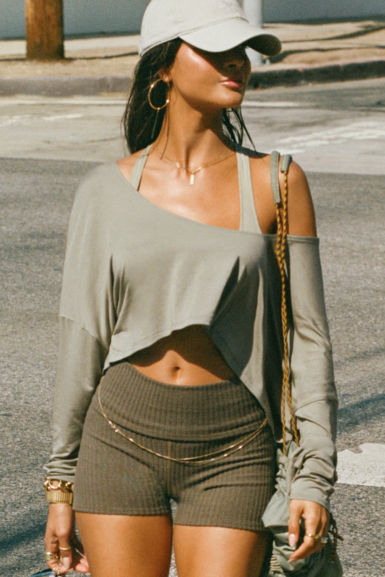 Relaxed Crop Long Sleeve