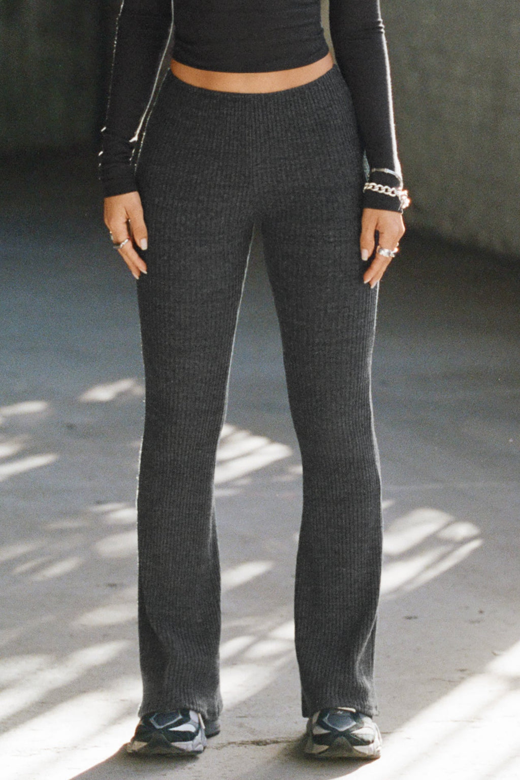 Fitted Mini Flare Pant