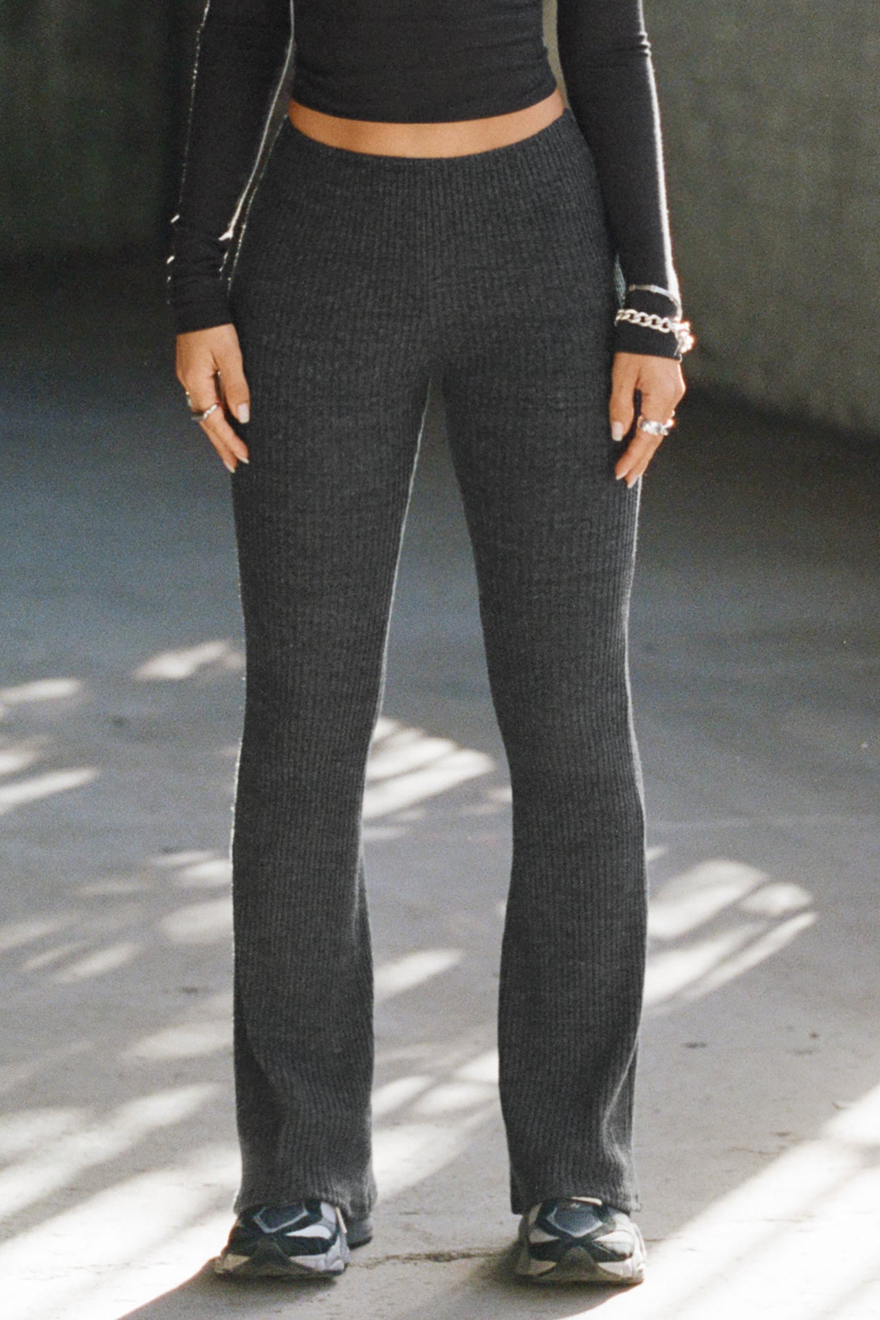 Fitted Mini Flare Pant