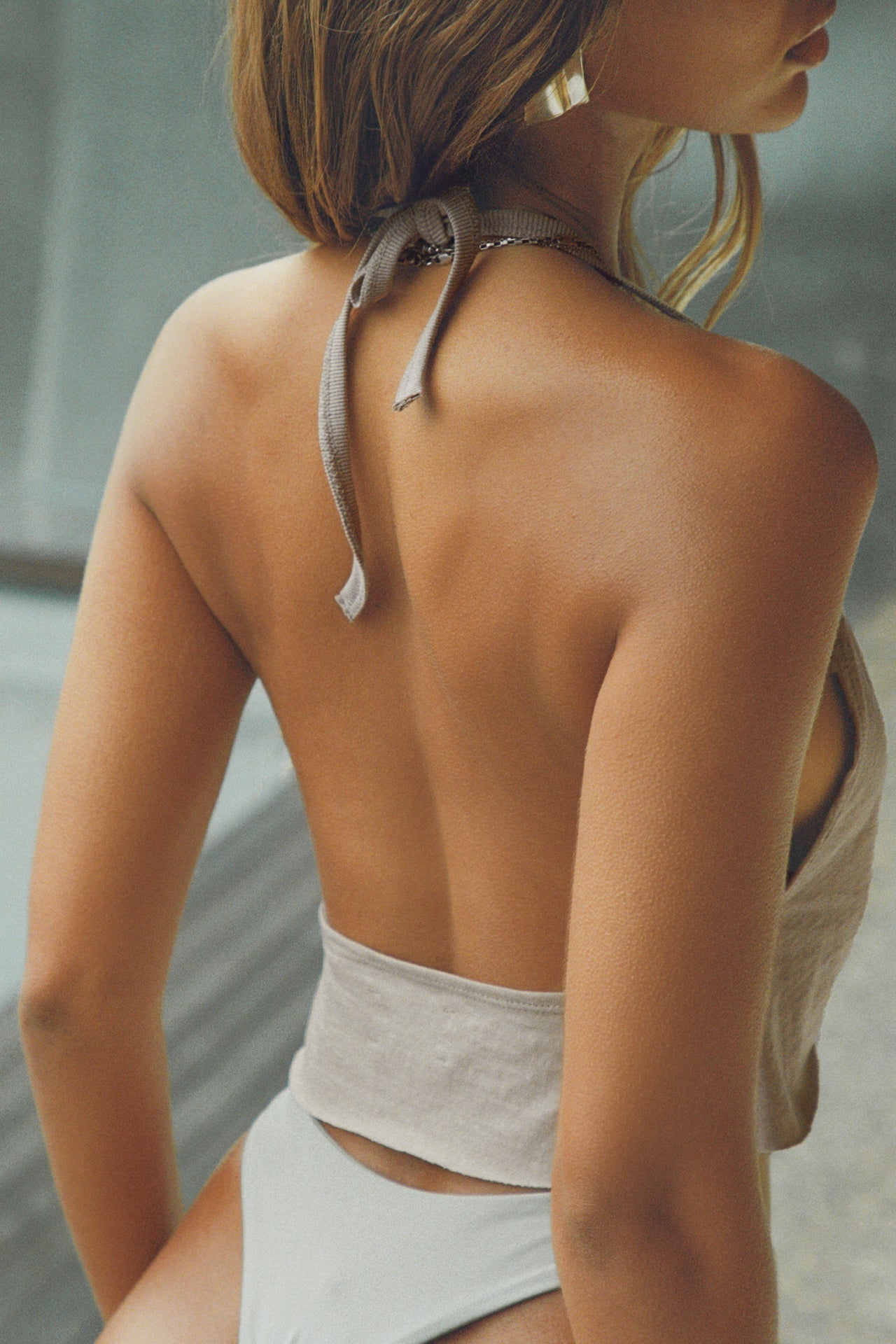 Halter Twist Tank