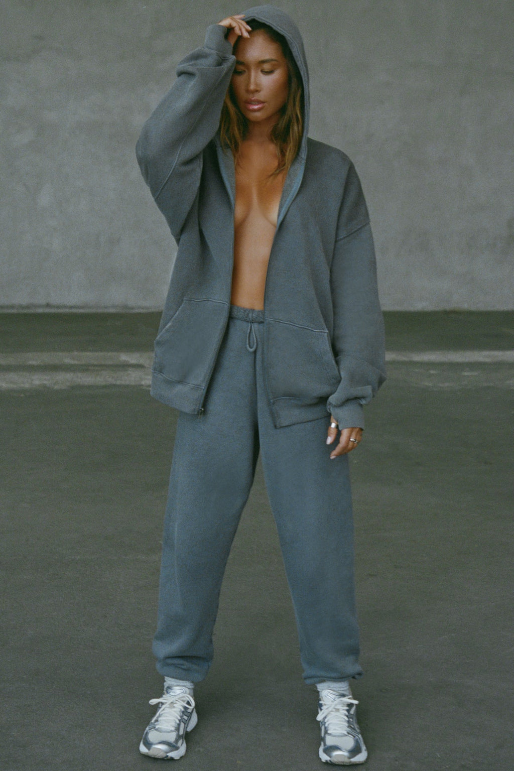 Oversized Zip Hoodie