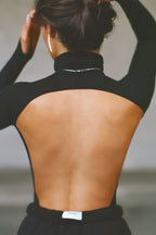 Open Back Turtleneck