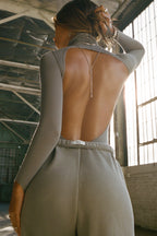Open Back Turtleneck