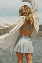 Oversized Sheer Button Down