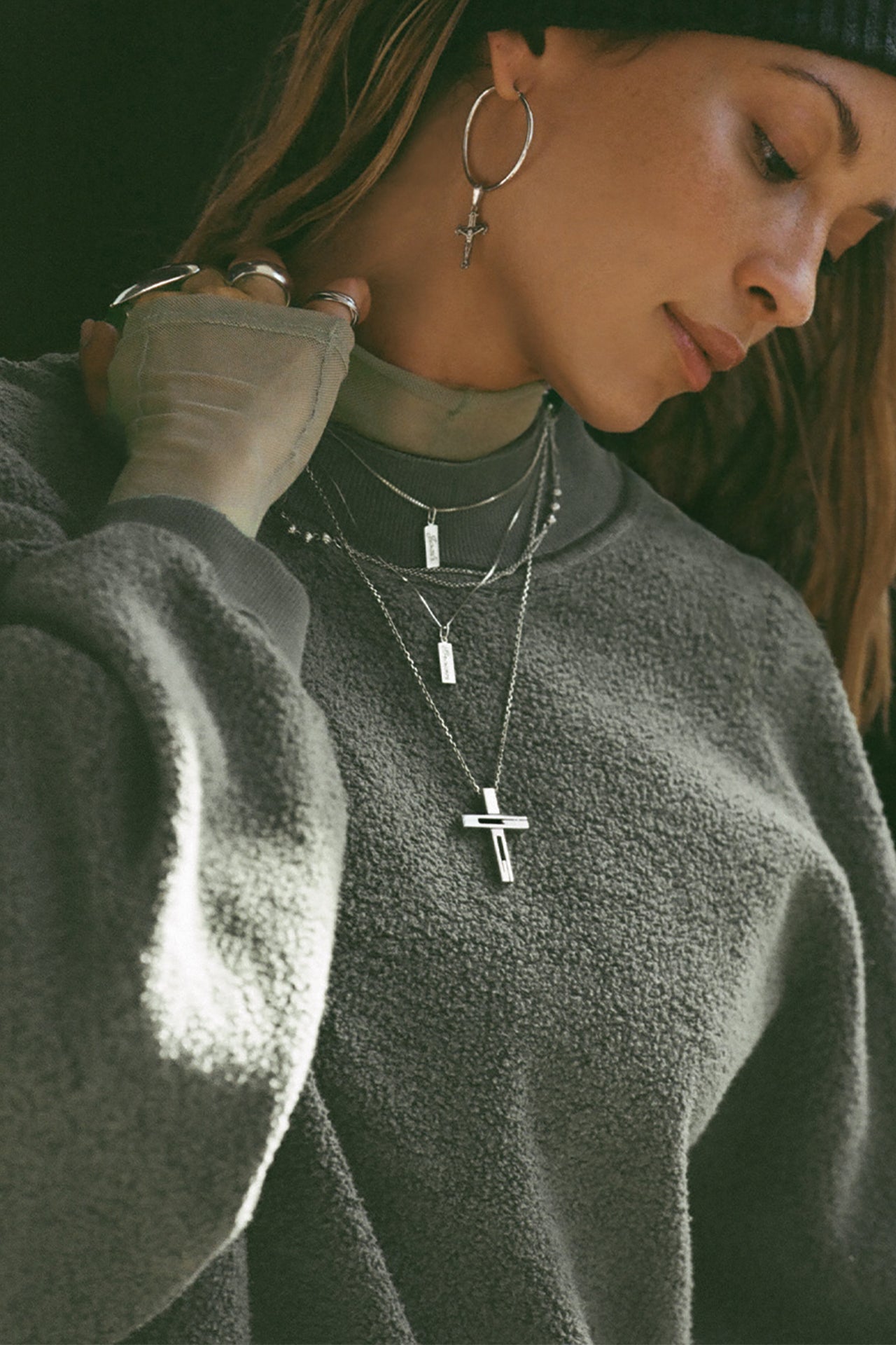 Oversized Crew Pullover
