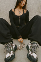 Oversized Straight Leg Jogger