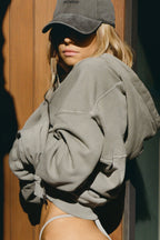 Oversized Zip Hoodie
