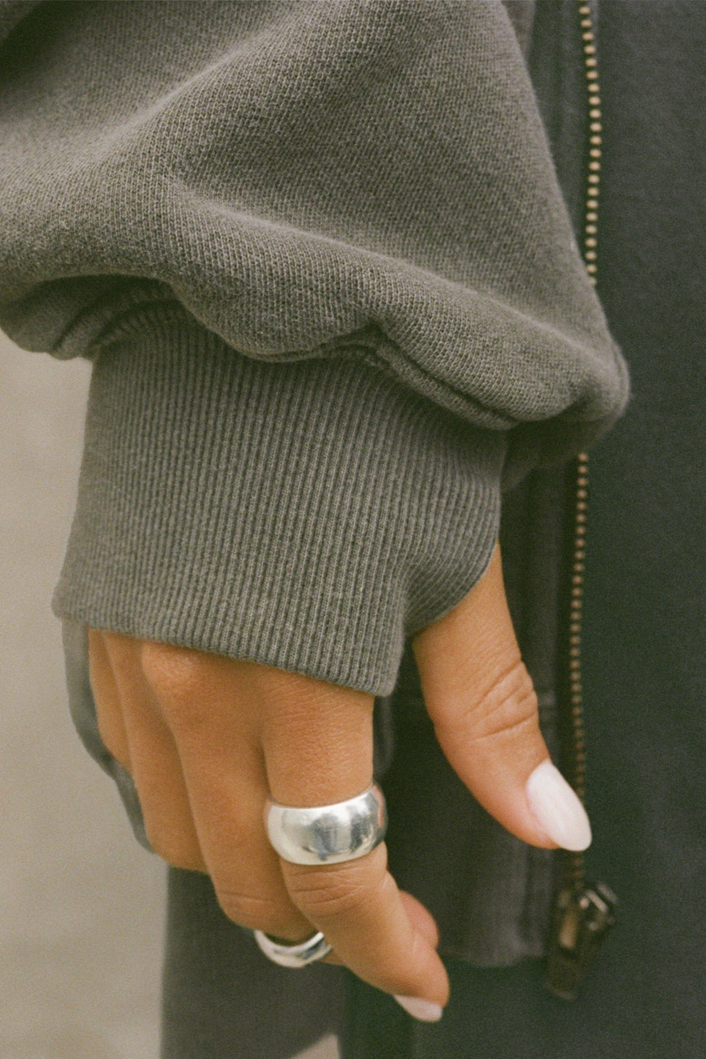 Oversized Zip Hoodie