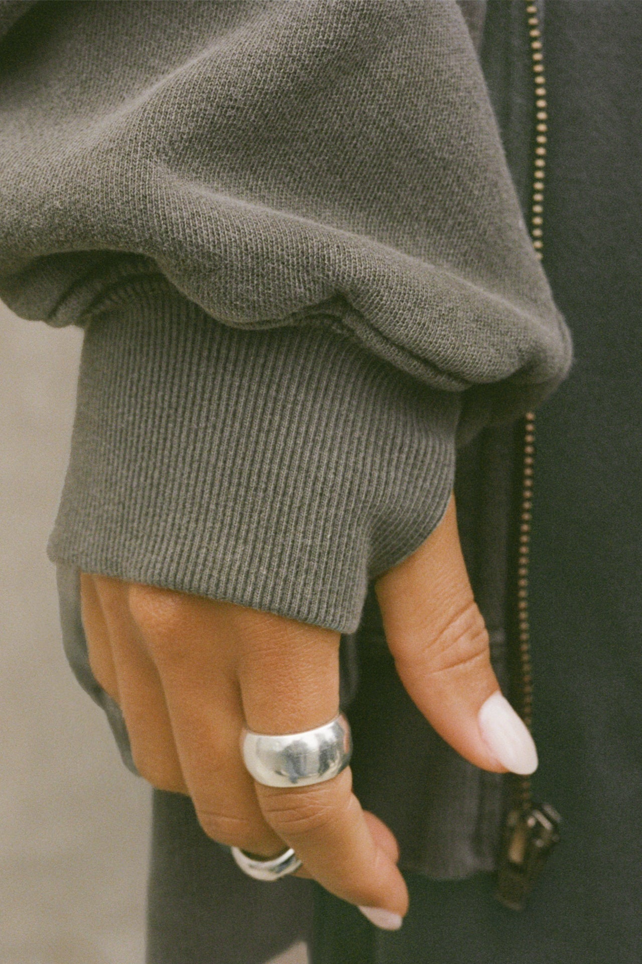 Oversized Zip Hoodie