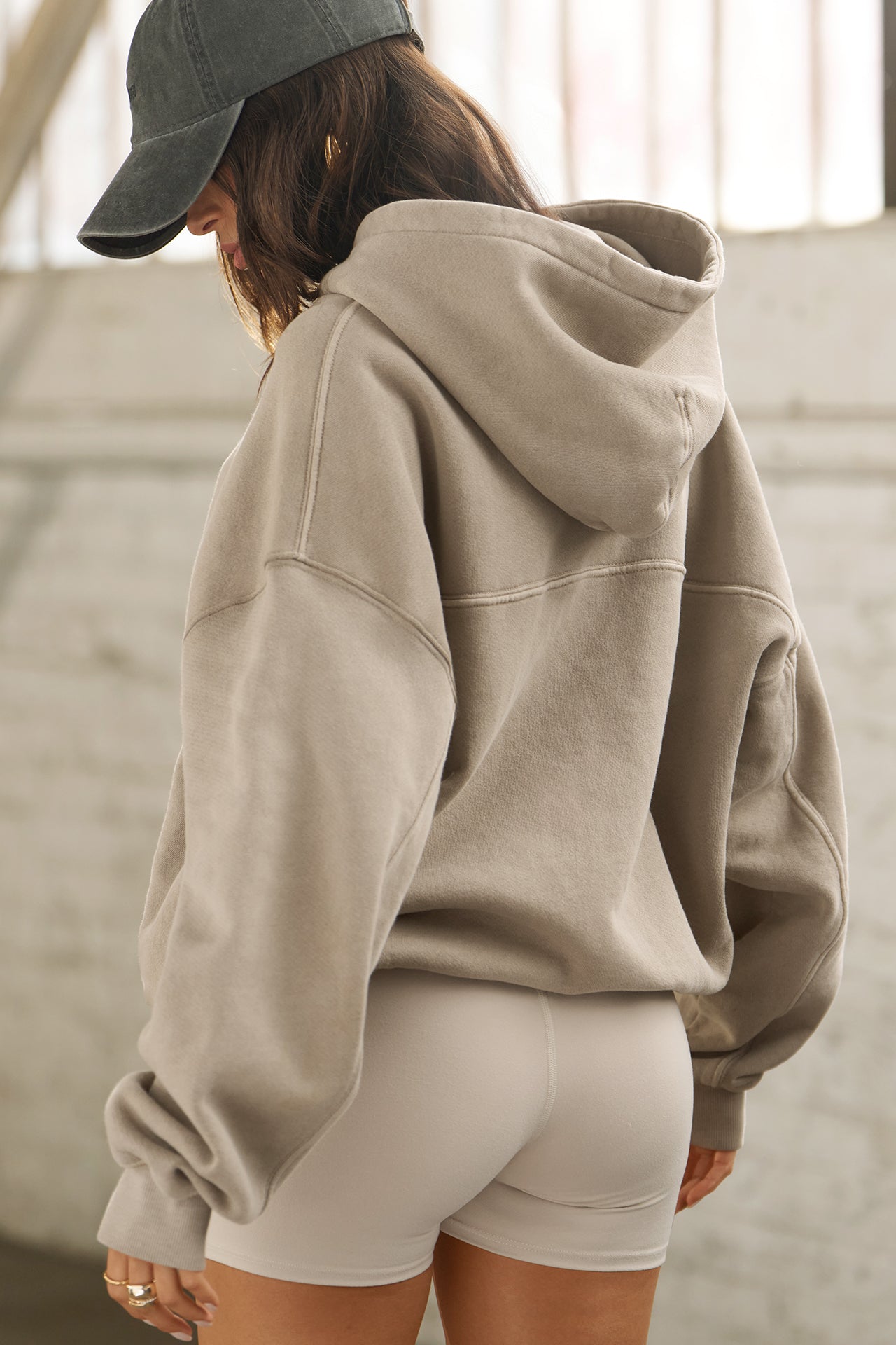 Oversized Zip Hoodie