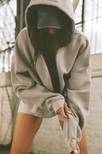 Oversized Zip Hoodie