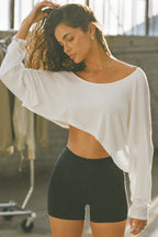Relaxed Crop Long Sleeve