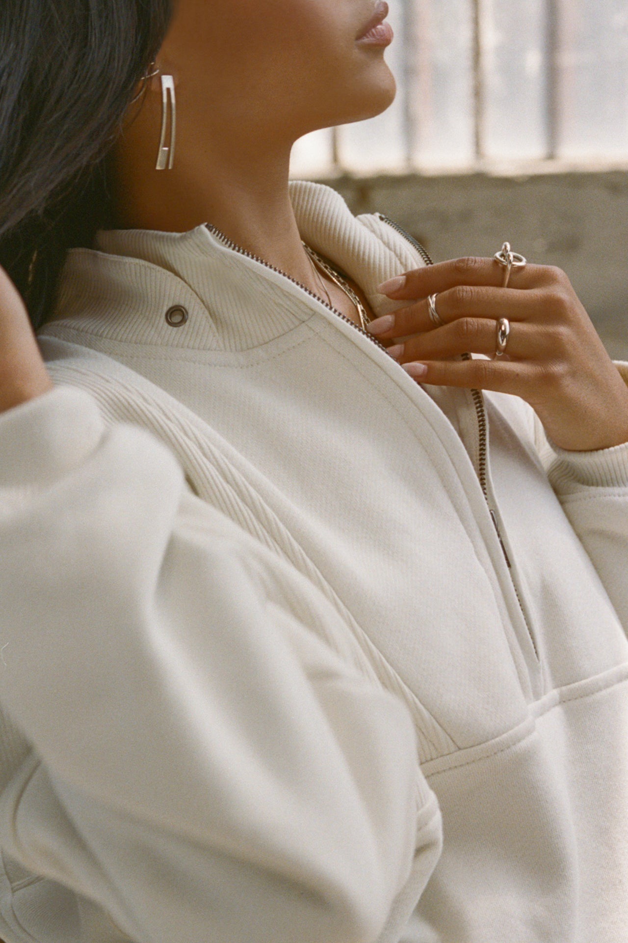 Retro Half Zip