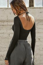 Scoop Corset Long Sleeve