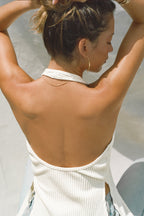 Split Front Halter Tank
