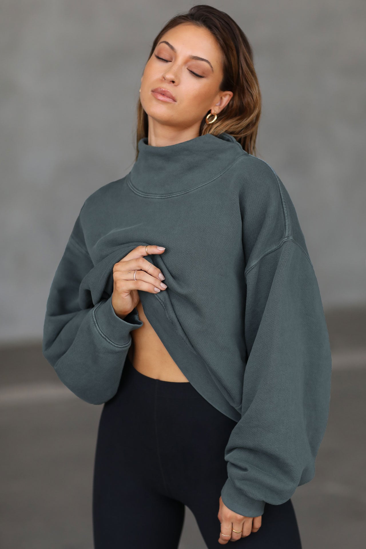 Turtleneck Sweatshirt