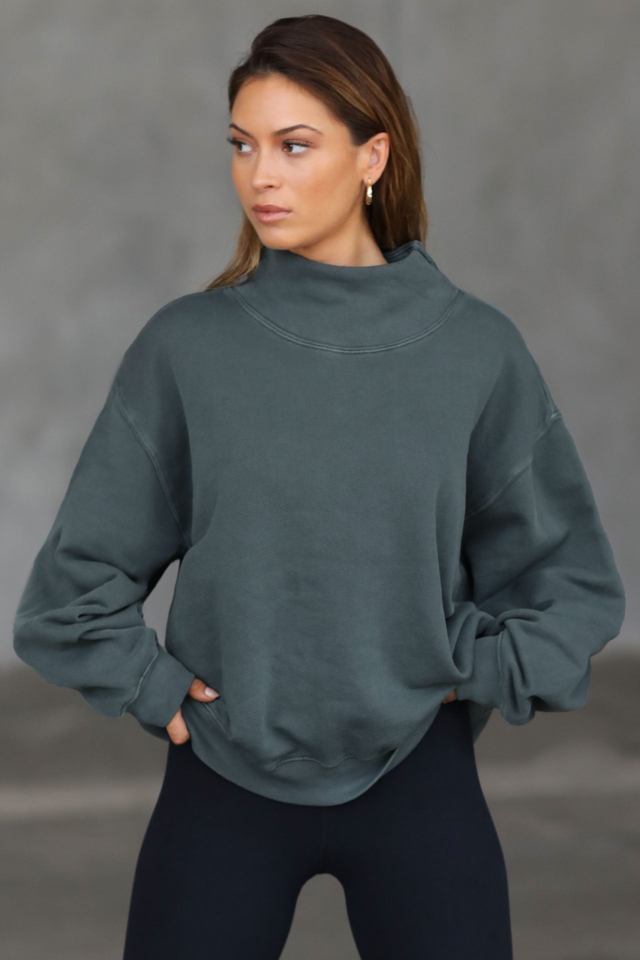 Turtleneck Sweatshirt